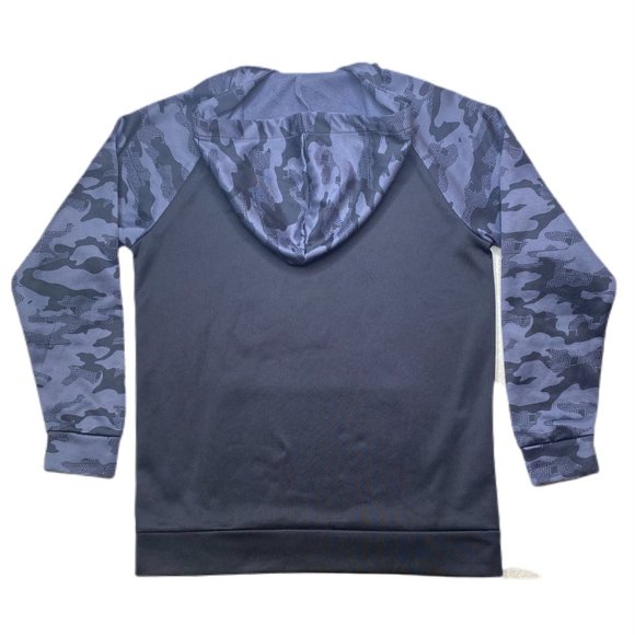 Hoodie Tek Gear Boys Black/Gray Size M (10/12) with Basketball Theme - Picture 6 of 7